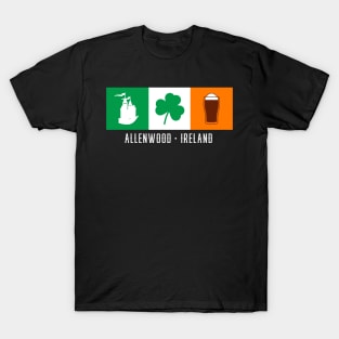 Allenwood Ireland, Gaelic - Irish Flag T-Shirt